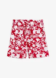 Weite Viskose Shorts mit High-Waist-Bequembund, bonprix