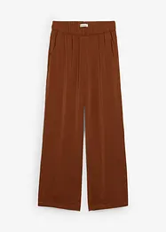 Pantalon palazzo léger et texturé, bonprix