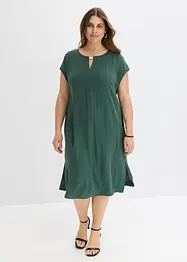 Robe en matière texturée, bonprix