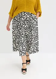 Jupe midi en popeline de coton, bonprix