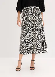Jupe midi en popeline de coton, bonprix