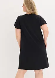 Robe en jersey à manches en crêpe, bonprix