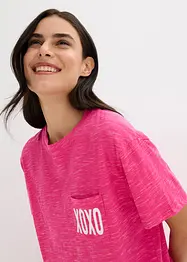 Chemise de nuit oversize en fil flammé, bonprix