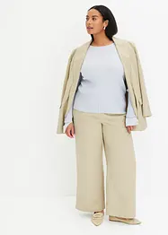 Geripptes Strickshirt, bonprix