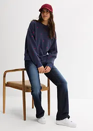 Sweat oversize avec broderies, bonprix