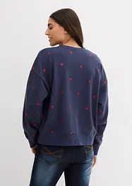 Sweat oversize avec broderies, bonprix