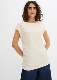Top à base asymétrique en crêpe léger, bonprix