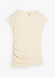 Top à base asymétrique en crêpe léger, bonprix