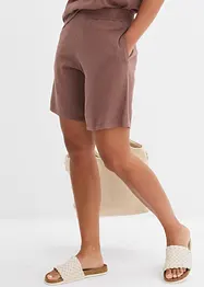 Short en fine maille avec taille élastiquée, bonprix