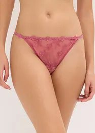 Tanga String mit blumiger Spitze, bonprix