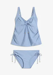 Tankini de grossesse (ens. 2 pces) avec nouettes, bonprix
