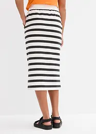 Jupe midi en molleton, bonprix