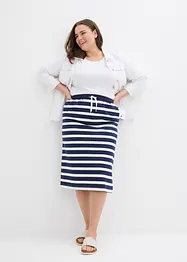 Jupe midi en molleton, bonprix