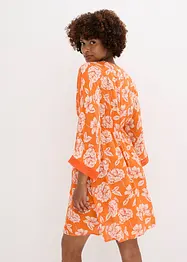 Robe-tunique en viscose texturée avec dentelle, bonprix