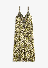 Robe à fines bretelles en viscose extensible, bonprix