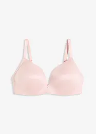 Schalen-BH ohne Bügel aus glänzendem Material, bonprix