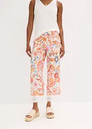 Pantalon avec bordure dentelle, bonprix