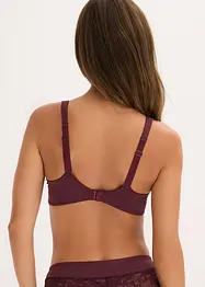 Soutien-gorge à coques avec dentelle, bretelles rembourrées, bonprix