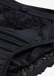 Slip en polyamide brillant avec dentelle, bonprix
