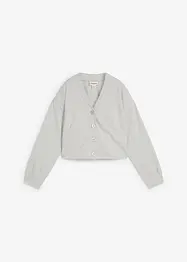 Sweatjacke aus leicht glänzendem Viskose-Mix, bonprix