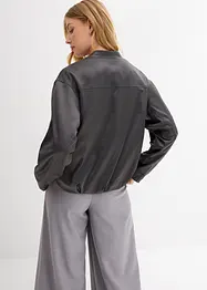 Softblouson aus glänzendem Viskose-Mix, bonprix