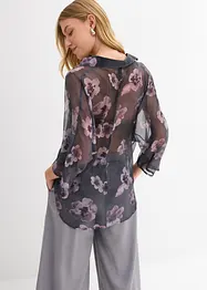 Oversize-Bluse aus luftigem Chiffon, bonprix