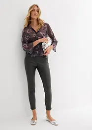 Stretch-Hose mit Glanzeffekt aus Viskose-Mix, bonprix