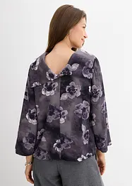Bluse aus strukturiertem Crêpe, bonprix