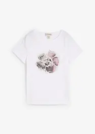 T-Shirt mit reiner Baumwolle, bonprix