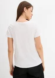 T-Shirt mit reiner Baumwolle, bonprix