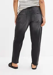 Jean barrel taille mi-haute, bonprix
