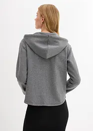 Kapuzen-Sweatjacke aus weichem Scuba, bonprix