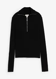 Rippshirt aus softem Viskose-Mix, bonprix