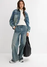 Rippshirt aus softem Viskose-Mix, bonprix