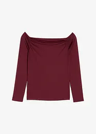 Carmenshirt aus leichtem Jersey, bonprix