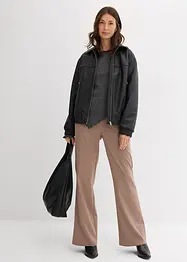 Rippshirt aus softem Viskose-Mix, bonprix