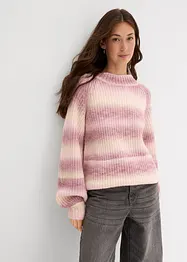 Grobstrick-Pullover aus weichem Woll-Mix, bonprix