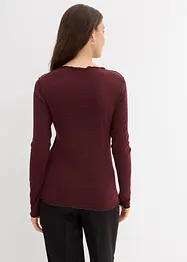 Langarmshirt aus softem Viskose-Mix, bonprix