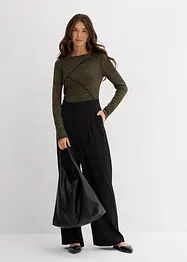 Langarmshirt aus softem Viskose-Mix, bonprix