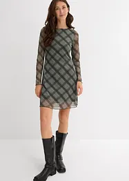 Minikleid aus feinem Mesh, bonprix