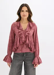 Chiffonbluse mit leichter Transparenz, bonprix