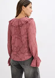Chiffonbluse mit leichter Transparenz, bonprix