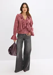 Chiffonbluse mit leichter Transparenz, bonprix