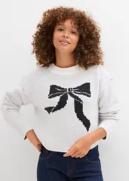 Pull en maille avec nœud, bonprix
