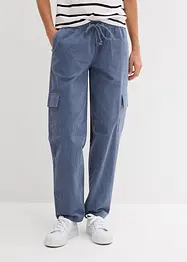 Pantalon barrel en velours côtelé, bonprix