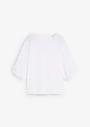 Loose Fit Blusenshirt aus reiner Baumwolle, bonprix