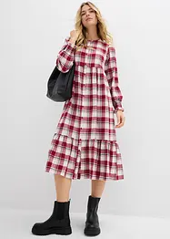 Midikleid aus Flanell, bonprix