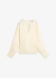 Blouse légèrement satinée en viscose mélangée, bonprix