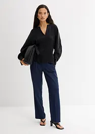 Leicht glänzendes Blusenshirt aus Viskose-Mix, bonprix