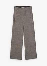 Pantalon palazzo aspect maille, bonprix